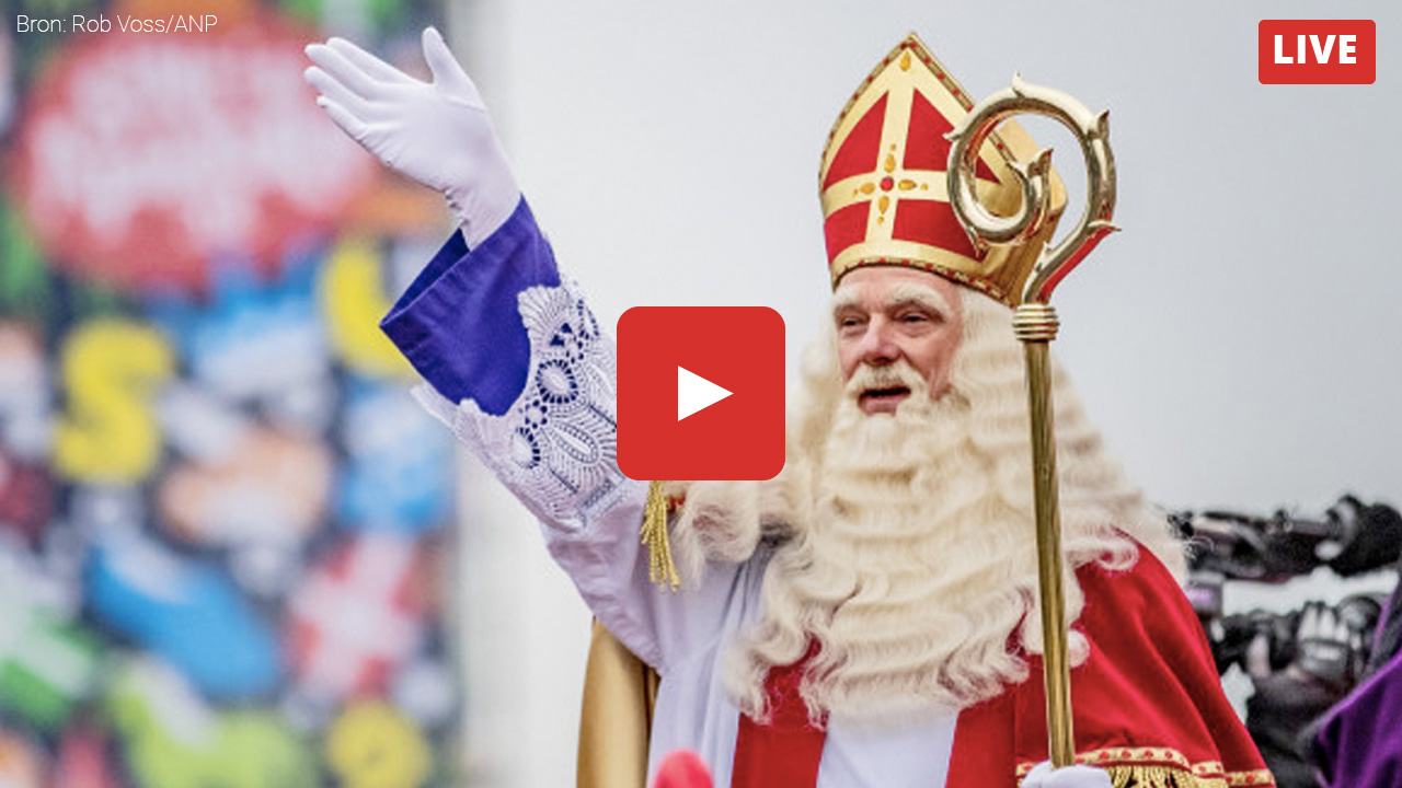 Live stream intocht van Sinterklaas (zaterdag 13