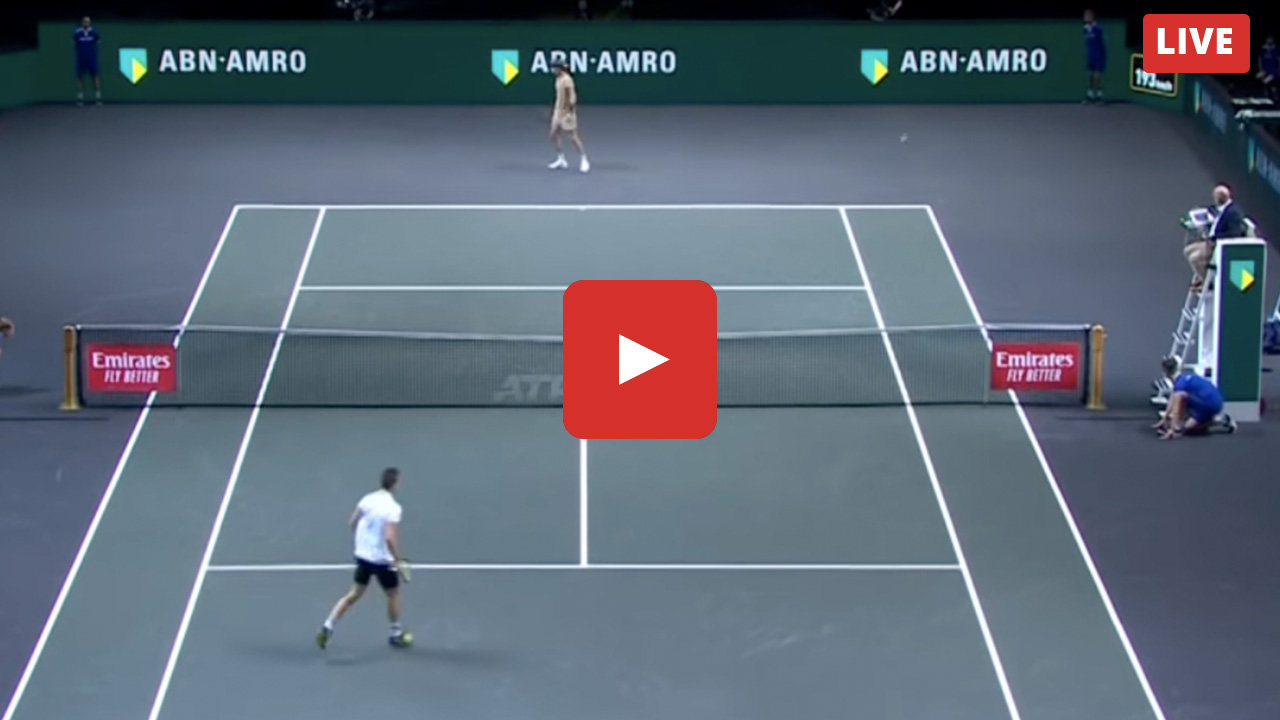 Live stream finale ABN AMRO WTT tennis in Rotterdam